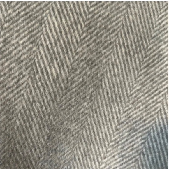 Ann Taylor Gray Peacoat Shawl Collar Wrap Wool Blend Belted Coat Jacket Women XS - Picture 10 of 10